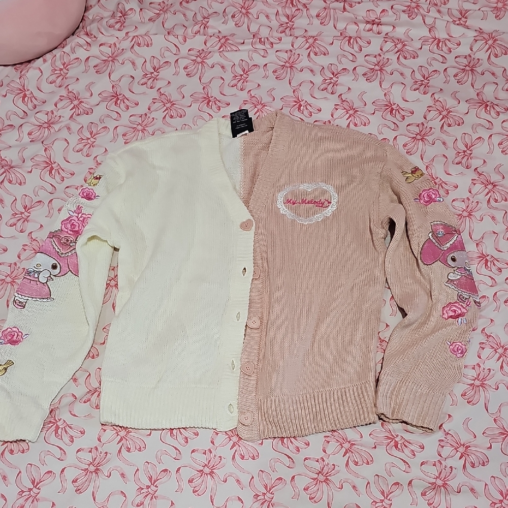 My Melody Two Tone Patchwork Cardigan